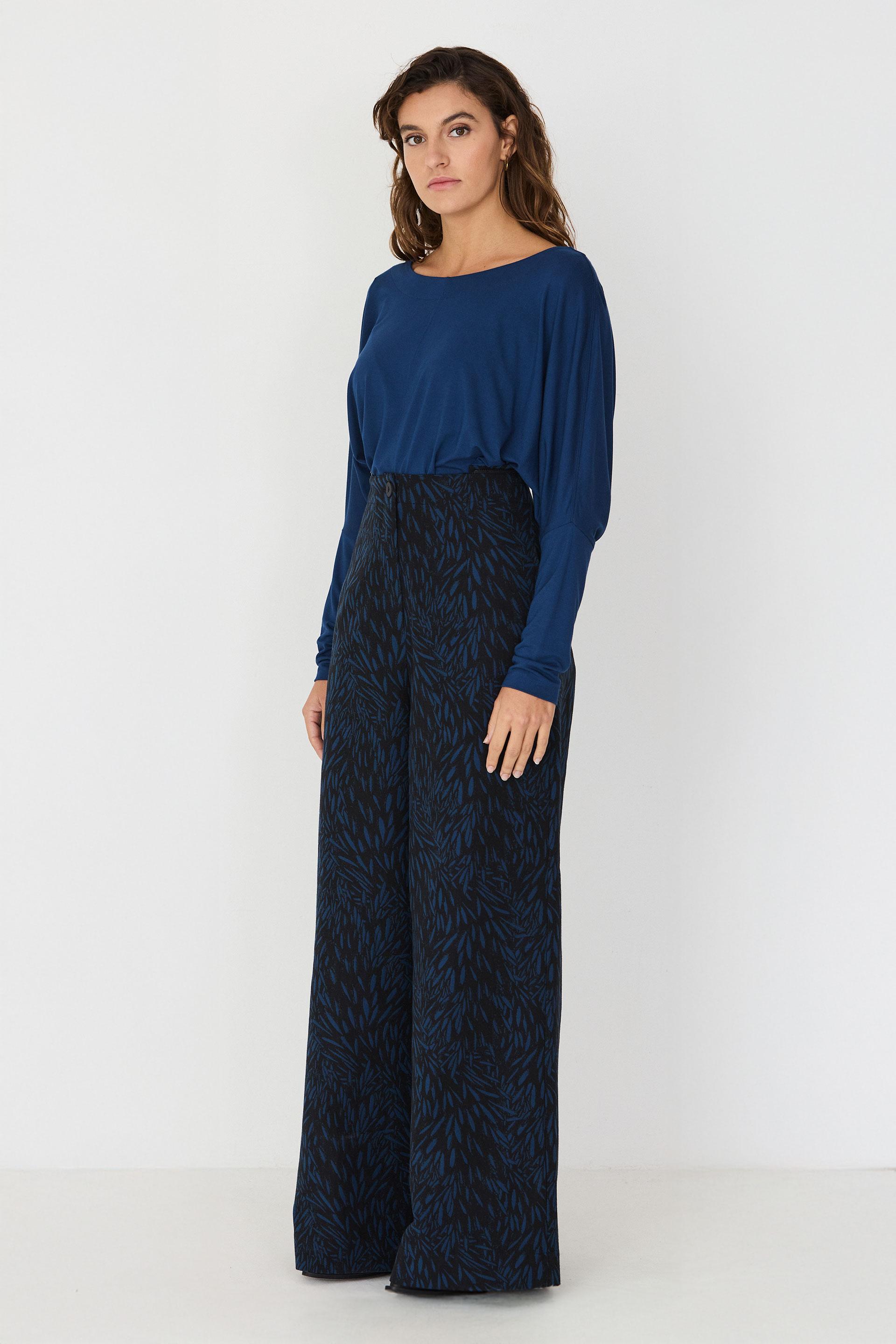 SKFK Kattalin Jumpsuit 2-in-1 Damen Bio Baumwolle Overall blau